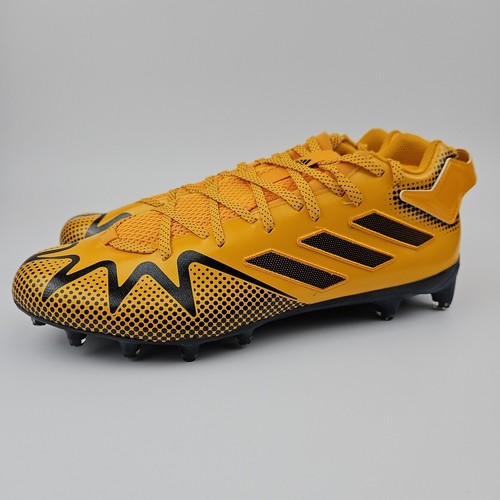 Adidas Freak 22 Team Yellow Black Steelers Football Cleats HP8768 Size 14 New