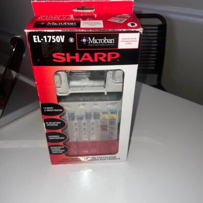 Sharp EL1750V Printing Calculator