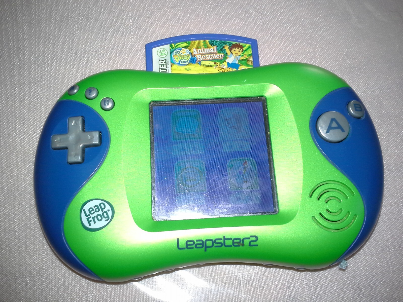 Leap Frog Leapster 2 Green/Blue System w/24 Games- See Description ...
