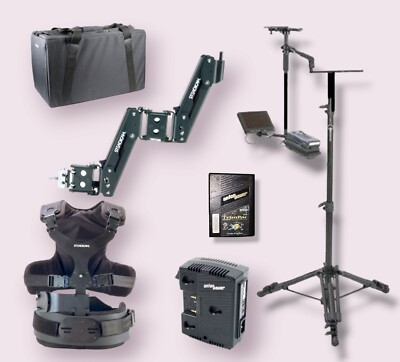 Steadicam Flyer Camera Stabilizer 15lb payload - with case and 7'' LCD 