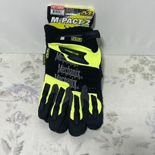 Mechanix Wear M-Pact 2 II Gloves Black/Yellow Size XXX- Large Brand New 3XL