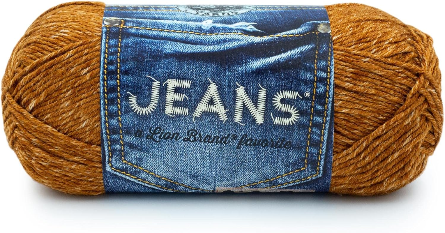 Jeans Yarn, Soft Yarn for Knitting and Crocheting, Yarn for Crafts, 1-Pack, Top-image