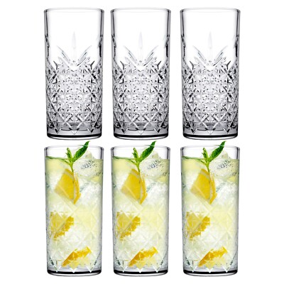 Pasabahce Timeless Modern Classic 360ml Trinkgläser Wasser Esszimmer Tumbler