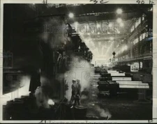 1964 Press Photo Workers at Yamata Steel Company in Metropolis - noc47920