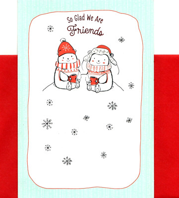 Merry Christmas True Best Friend Friends BFF Neighbor Hallmark Greeting Card