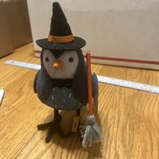 2022 LaSpell Witch Fabric Halloween Bird Hyde  Eek Boutique Figurine Target New