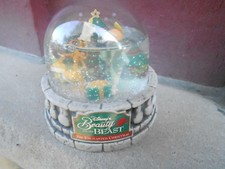 (NBS4) 3" MIB DISNEY BEAUTY AND THE BEAST GLOBE (SNOW DOME) by OCEAN SPRAY #3