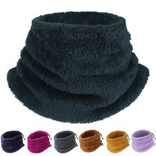 Soft Fleece Neck Warmer Winter Neck Gaiter Windproof Face Mask for Women  Men