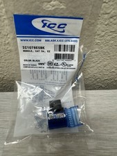 ICC IC1078E5BK Keystone Cat-5E Module EZ / Box Of 50