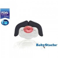 Babystache Kissable Wrangler Pacifier, Black. Shipping Is Free Babystache Kissable Wrangler Pacifier, Black. Shipping Is Free