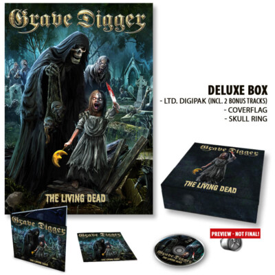 GRAVE DIGGER The Living Dead DELUXE BOX Sold-Out Ausverkauft