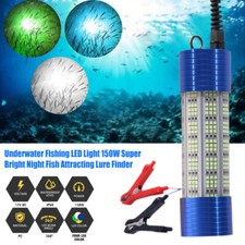 150W Unterwasser LED Angellicht Seefischen Tintenfisch Nacht Fischfinder Lichter