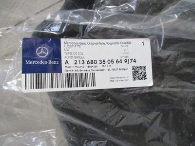 Mercedes Benz Original FUSSMATTEN A2136803505 64 9J74 | eBay