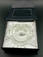 UPC 845887000107 product image for Oleg Cassini Crystal Votive Candle Holder Heart Shaped Clear Glass Signed | upcitemdb.com