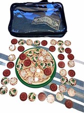 Melissa  Doug Wood toy Pizza Set Replacement parts  bag Hook  loop 60 pcs VG