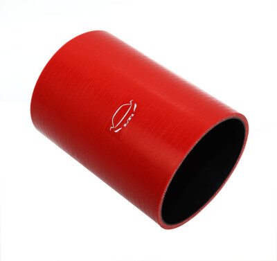 8'' Length 4-Ply Reinforced 5'' ID Straight Coupler Silicone hose Coolant RED