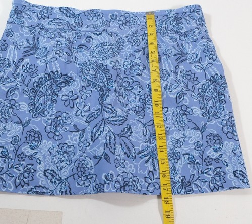 Hope & Harlow pantaloncino donna blu floreale taglia 16 - Foto 4 di 6