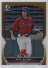 2023 Bowman Chrome Prospects Gold Refractor 29/50 Mikey Romero #BCP-69 0o48