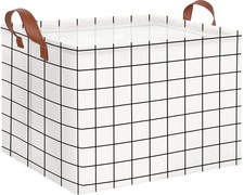 Rectangular Storage Basket,Collapsible Cute Pattern Storage Bin,Waterproof Co...