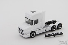 Herpa Scania T Hauber 2004 Topline Zugmaschine weiß unbedruckt 580515 /HS166