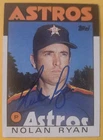 Nolan Ryan HOF Signed 1986 Topps #100 Houston Astros Autographed card