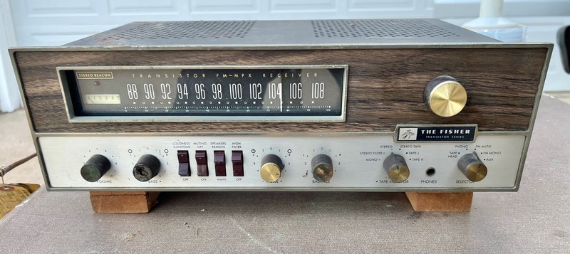 Fisher 500-T Vintage Stereo Receiver UNTESTED, but I will attempt testing soon