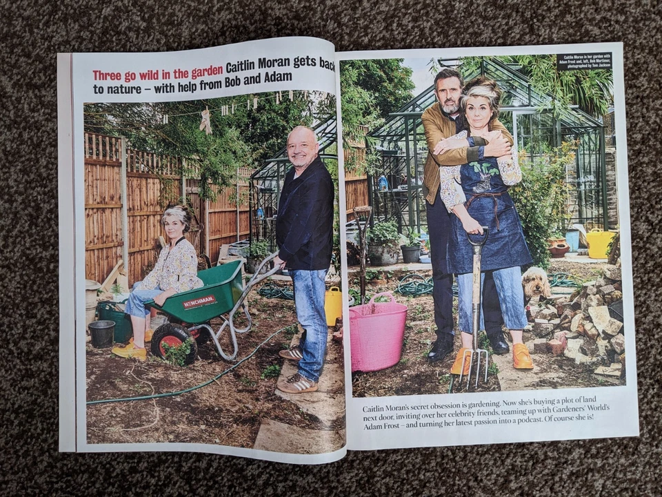 UK Times Magazine. Bob Mortimer. Emma Raducanu. Helen Skelton. 4.7.26 - Image 4 of 4