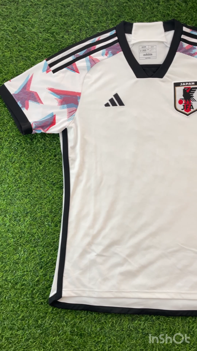 adidas 日本代表 シャツ XL ホワイト/ブラック Japan 2022 Official Away Jersey Shirt Kit - JPN XL - World Cup, J