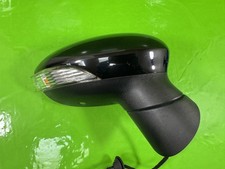 FORD FIESTA MK7 WING MIRROR DRIVER POWER FOLD SHADOW BLACK RIGHT OSF 2012-2019