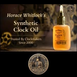 Horace Whitlock's Premium Synthetic Clock Oil – Long-Lasting Lubrication for ...