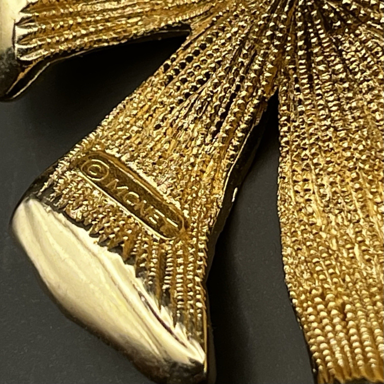 LARGE STATEMENT MONET FLORAL BROOCH HIBISCUS FLOW… - image 3