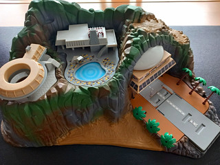 Vintage Matchbox Thunderbirds Electronic Tracy Island Playset (1992/1993)