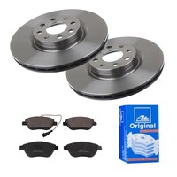 Ate Bremsscheiben Ø284MM + BremsbelÄGe Vorne FÜR Fiat Grande Punto Peugeot Fiat