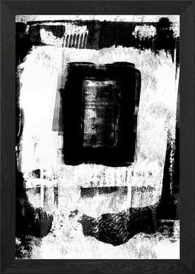 Pinselstriche 35A Gerahmtes Wandbild Poster Leinwanddruck Bild