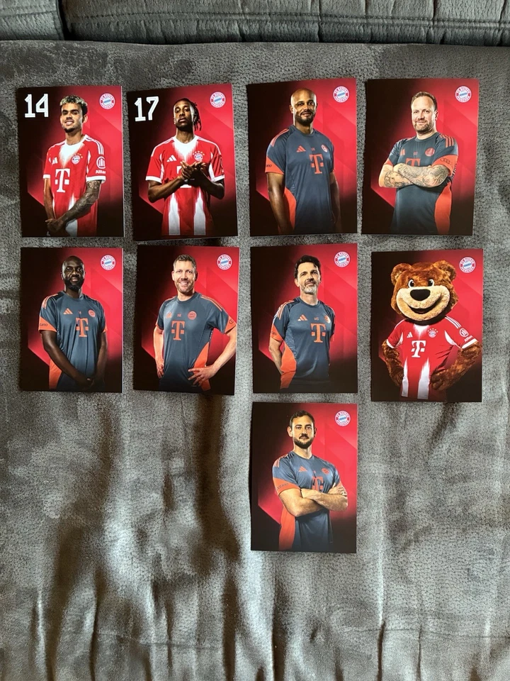 33 Autogrammkarten Fc Bayern München 2025/2026 2026 - Bild 2 von 2