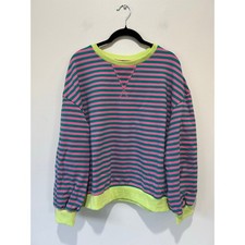 Striped Sweatshirt - Amazon Dupe - Size Mediu...
