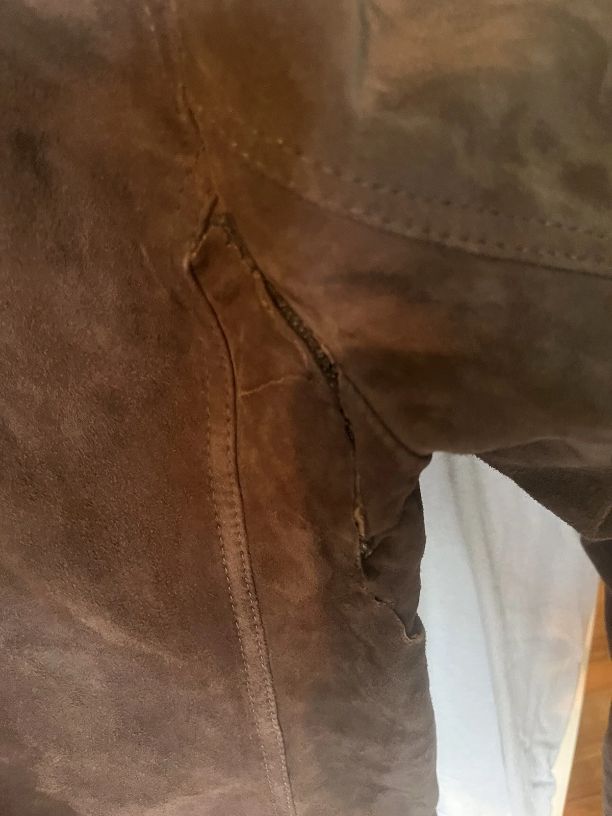 Reiss Jagger Goat Suede Jacket Men's size XS - read description image 12