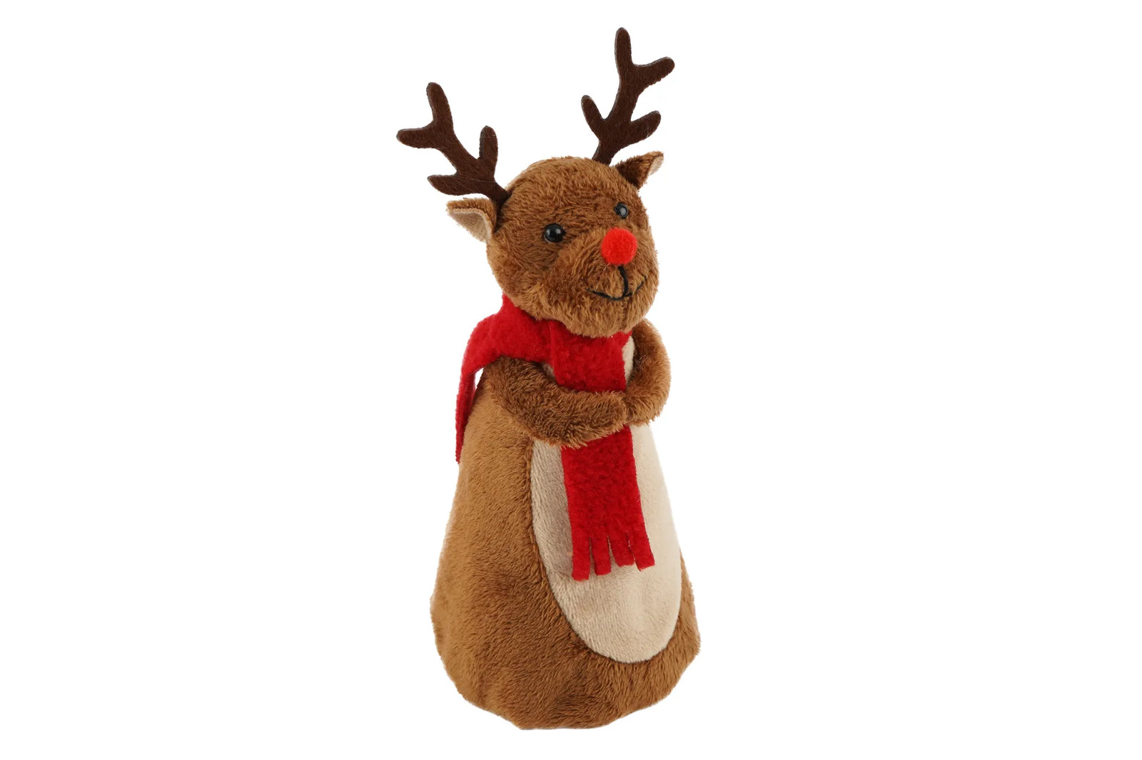 Christmas Reindeer Tree Topper | Festive Plush Decoration