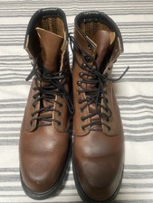 Red Wing Shoes Mens Brown Leather Lace-Up Ank...