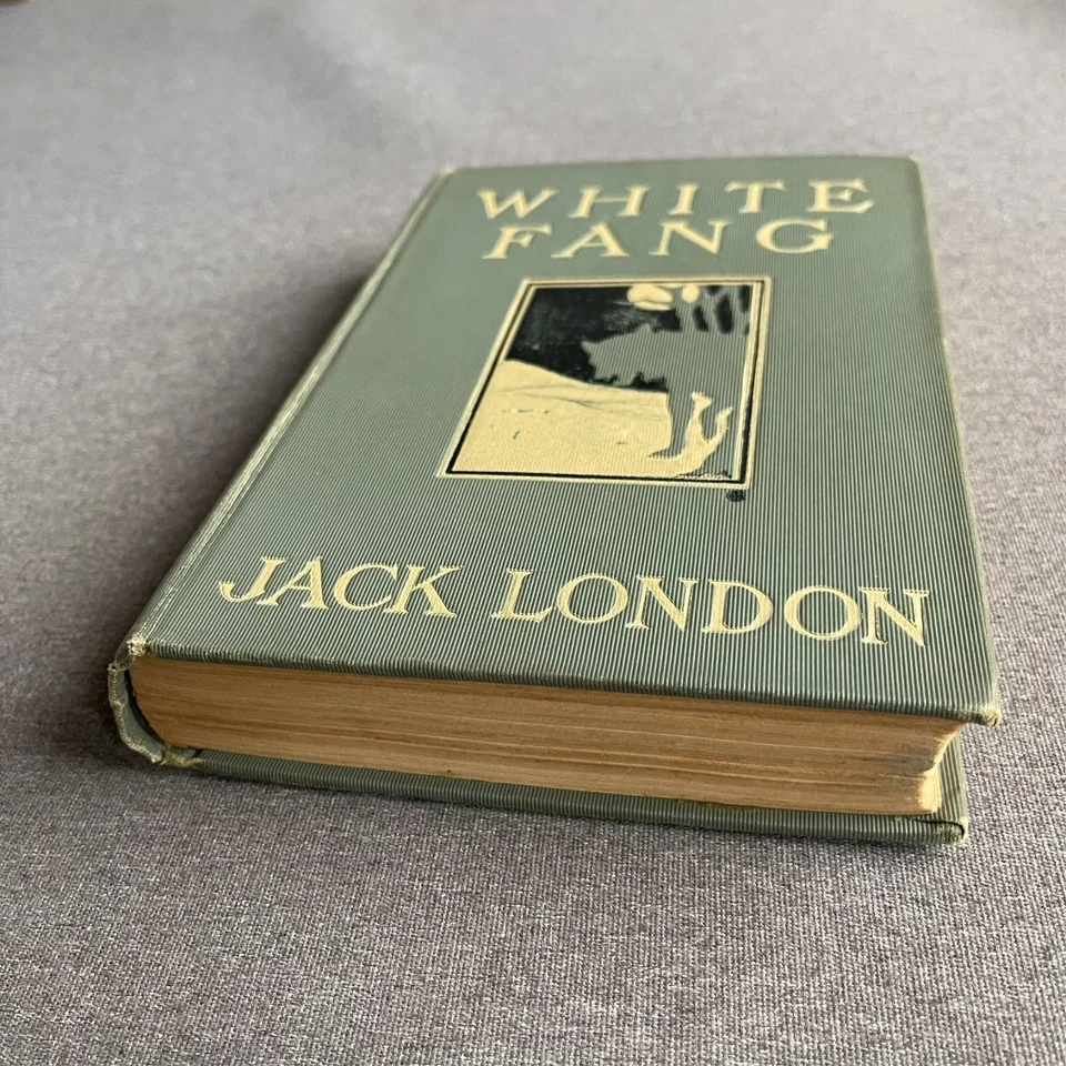Джек Лондон / белый клык 1-е издание 1906 жесткий задний коллекционный  - Изображение 3 из 4