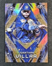 2017 Topps Fire Orange #38 Jonathan Villar /299 Brewers Baseball Card