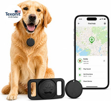 GPS Collar for Dogs,Pet Tracker Android Only Smart Tag,Waterproof Compatible w
