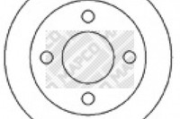 Bremsscheibe Hinten FüR Nissan March II Micra II Verita II March II 1992-2002