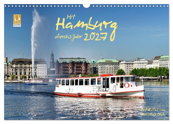 Calendar 2027 · US Version · With Hamburg Through The Year 2027 (Wall Calendar 2-image
