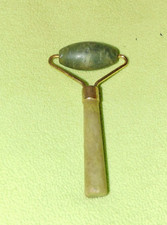 Jade Face Roller 4 Inch Facial Massage Skincare Tool Green