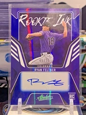 2022 Panini Absolute Ryan Feltner #RKI-RF Autograph # /75 TZ 8F