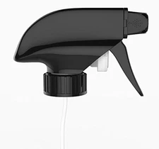 Black Spray Nozzle - Replacement Trigger Sprayer for 16oz Glass Bottles
