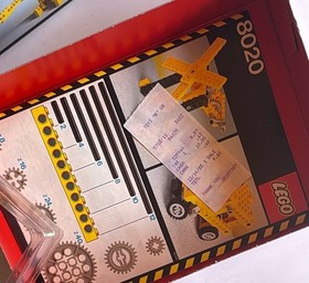 Lego Expert Builder Set 8020 Vintage 1984 Technic Yellow Utility Truck Complet