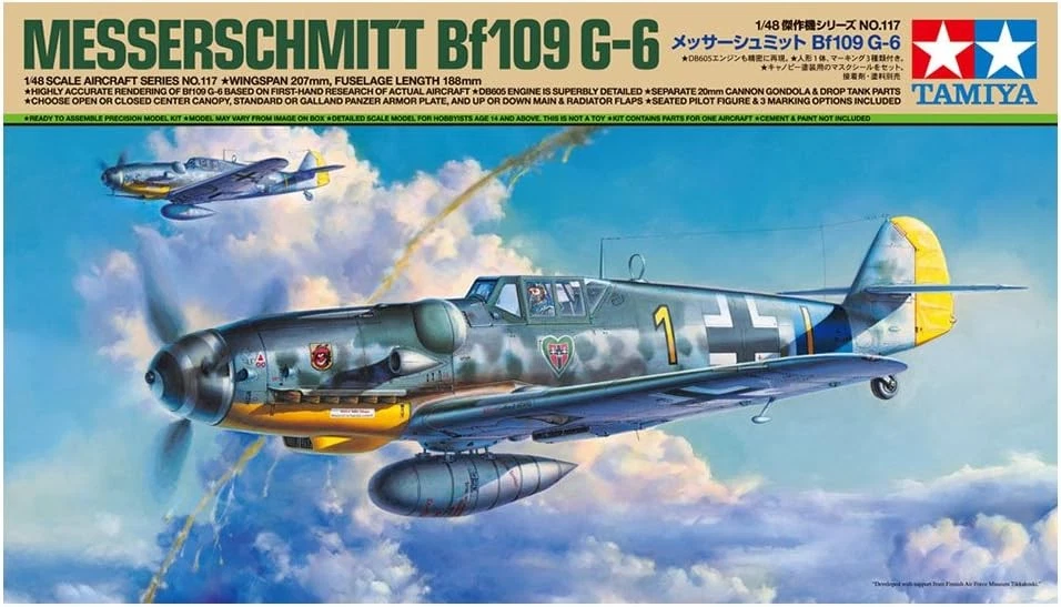 Tamiya 1 48 allemand Bf109 G-6 Messerschmitt - 300061117