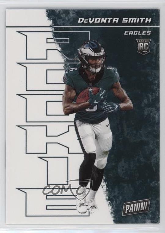 2021 Panini Player of the Day Rookies DeVonta Smith #68 Rookie RC 0y0n